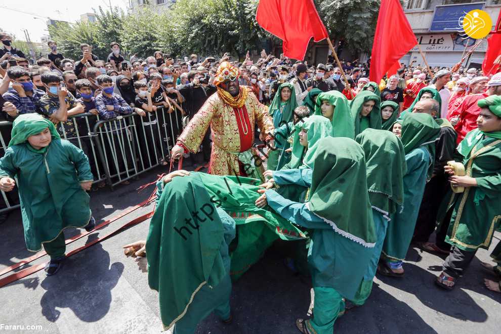 فازازی حوادث روز عاشورا در تهران / عکس: AFP