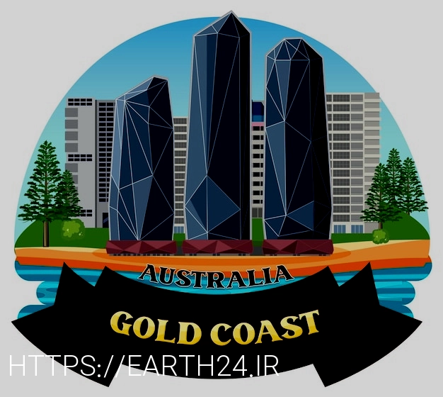 Free vector gold coast australia building landmark